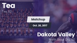 Matchup: Tea vs. Dakota Valley  2017