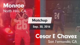 Matchup: Monroe vs. Cesar E Chavez  2016