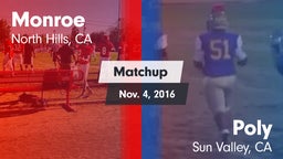 Matchup: Monroe vs. Poly  2016