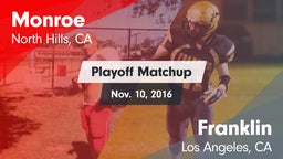 Matchup: Monroe vs. Franklin  2016