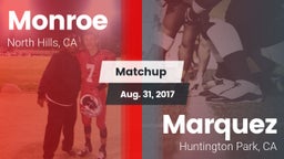 Matchup: Monroe vs. Marquez  2017
