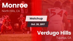 Matchup: Monroe vs. Verdugo Hills  2017
