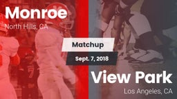Matchup: Monroe vs. View Park  2018