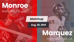 Matchup: Monroe vs. Marquez  2019