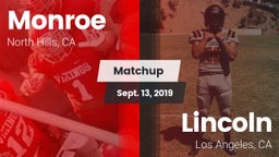 Matchup: Monroe vs. Lincoln  2019