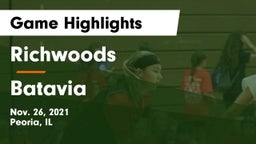 Richwoods  vs Batavia Game Highlights - Nov. 26, 2021