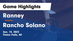 Ranney  vs Rancho Solano  Game Highlights - Jan. 14, 2022