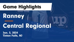 Ranney  vs Central Regional  Game Highlights - Jan. 3, 2024