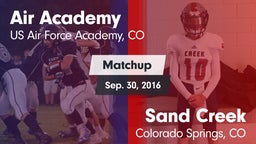 Matchup: Air Academy vs. Sand Creek  2016
