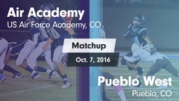 Matchup: Air Academy vs. Pueblo West  2016