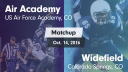 Matchup: Air Academy vs. Widefield  2016