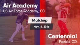 Matchup: Air Academy vs. Centennial  2016