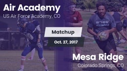 Matchup: Air Academy vs. Mesa Ridge  2017