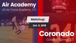 Matchup: Air Academy vs. Coronado  2018