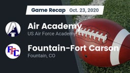 Recap: Air Academy  vs. Fountain-Fort Carson  2020