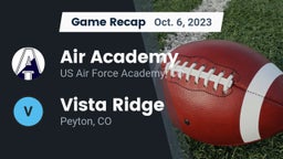 Recap: Air Academy  vs. Vista Ridge  2023