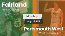 Matchup: Fairland vs. Portsmouth West  2017
