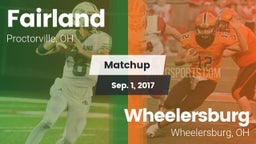 Matchup: Fairland vs. Wheelersburg  2017