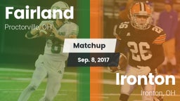 Matchup: Fairland vs. Ironton  2017