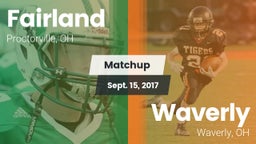 Matchup: Fairland vs. Waverly  2017
