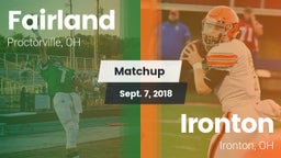 Matchup: Fairland vs. Ironton  2018