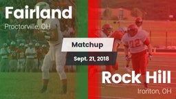 Matchup: Fairland vs. Rock Hill  2018