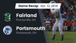 Recap: Fairland  vs. Portsmouth  2018