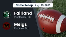 Recap: Fairland  vs. Meigs  2019