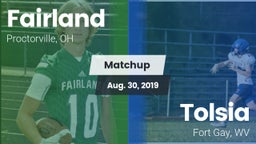 Matchup: Fairland vs. Tolsia  2019