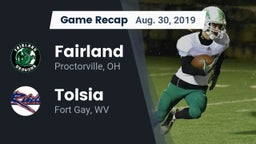 Recap: Fairland  vs. Tolsia  2019