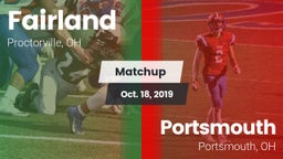 Matchup: Fairland vs. Portsmouth  2019