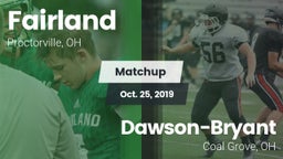 Matchup: Fairland vs. Dawson-Bryant  2019