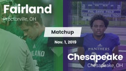 Matchup: Fairland vs. Chesapeake  2019