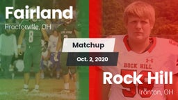 Matchup: Fairland vs. Rock Hill  2020