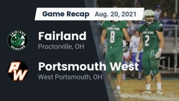 Recap: Fairland  vs. Portsmouth West  2021