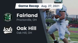 Recap: Fairland  vs. Oak Hill  2021