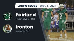 Recap: Fairland  vs. Ironton  2021