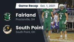 Recap: Fairland  vs. South Point  2021