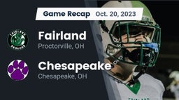 Recap: Fairland  vs. Chesapeake  2023