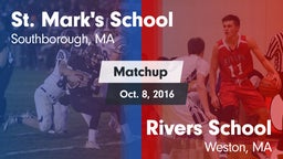 Matchup: St. Mark's vs. Rivers School 2016