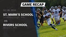 Recap: St. Mark's School vs. Rivers School 2016