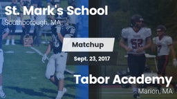 Matchup: St. Mark's vs. Tabor Academy  2017