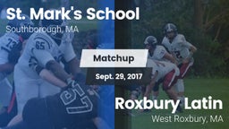 Matchup: St. Mark's vs. Roxbury Latin  2017