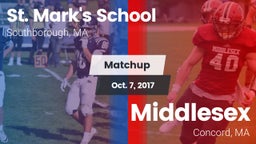 Matchup: St. Mark's vs. Middlesex  2017