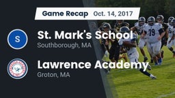 Recap: St. Mark's School vs. Lawrence Academy  2017