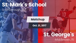 Matchup: St. Mark's vs. St. George's  2017