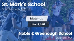 Matchup: St. Mark's vs. Noble & Greenough School 2017