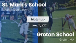 Matchup: St. Mark's vs. Groton School  2017