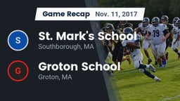 Recap: St. Mark's School vs. Groton School  2017