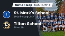 Recap: St. Mark's School vs. Tilton School 2018